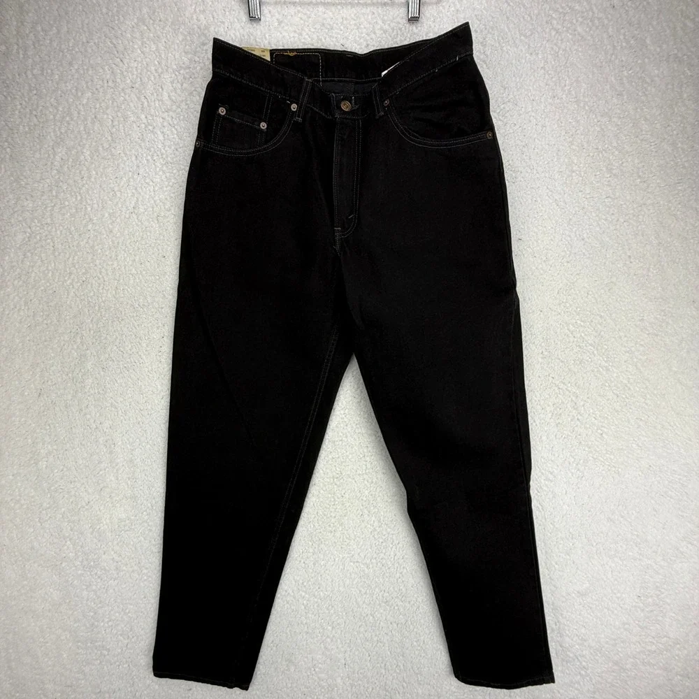 Vintage Levis 560 Loose Fit Tapered Leg Jeans Mens 32x32 Black USA NWT NOS